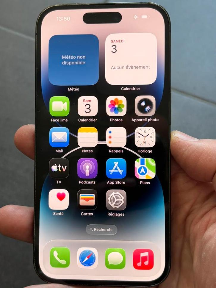 iPhone 14 Pro, 128 Go, noir, Télécoms, Téléphonie mobile | Apple iPhone, Comme neuf, 128 GB, Sans abonnement, Sans simlock, iPhone 14 Pro