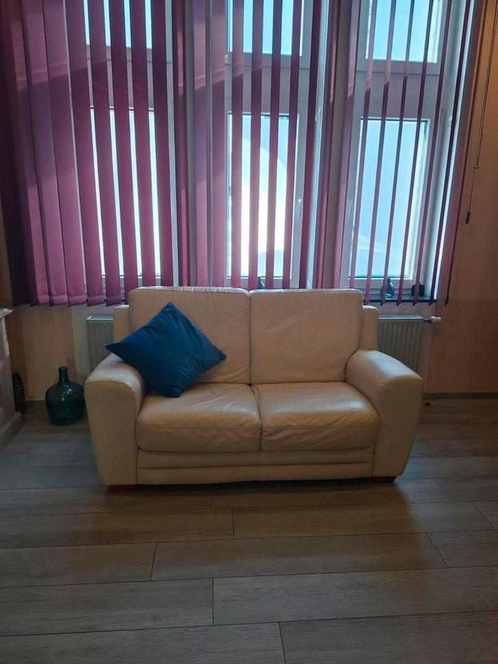 Salon canapé divant cuir 3+2, Maison & Meubles, Canapés | Sofas & Chaises Longues, Cuir, Enlèvement