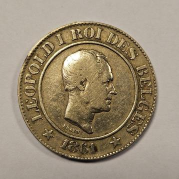 20 centimes Belgique 1861