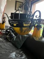 kroonluchter met glaspasta, Ophalen