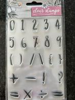 Nummer stempels, Ophalen of Verzenden, Zo goed als nieuw, Clearstamp