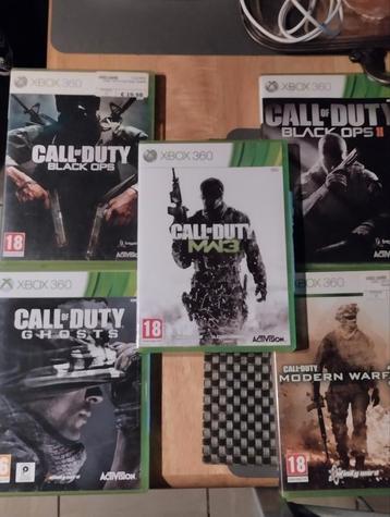 Xbox 360 Vijf games van call of duty 10 euro het stuk  beschikbaar voor biedingen