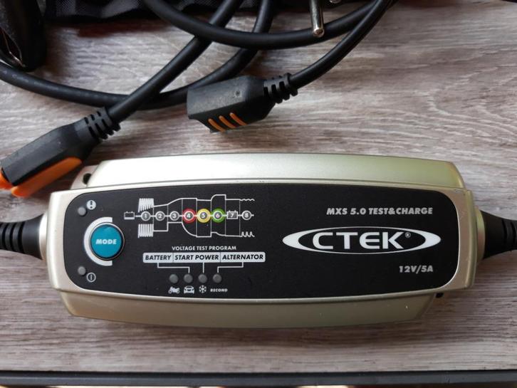 CTEK MXS 5.0 Ah Acculader TEST & CHARGE, Auto-onderdelen, Accu's en Toebehoren, Verzenden