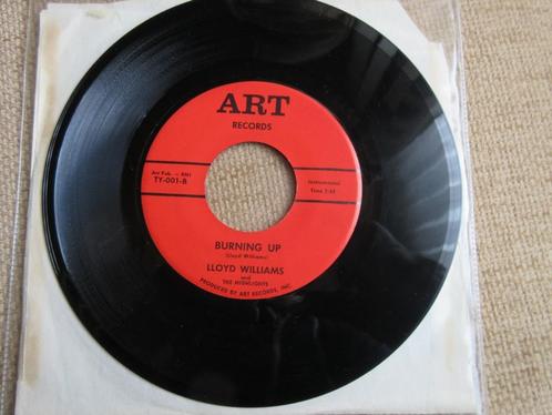 Lloyd Williams - Burning up / Standing on the side line, Cd's en Dvd's, Vinyl Singles, Zo goed als nieuw, Single, R&B en Soul