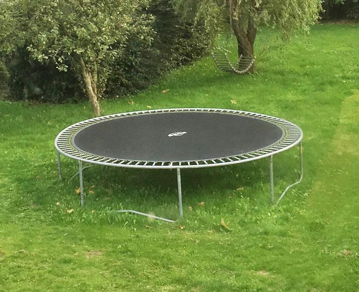 Trampoline Berg / groot 366 cm diameter / beschikbaar, Kinderen en Baby's, Speelgoed | Buiten | Trampolines, Gebruikt, Ophalen