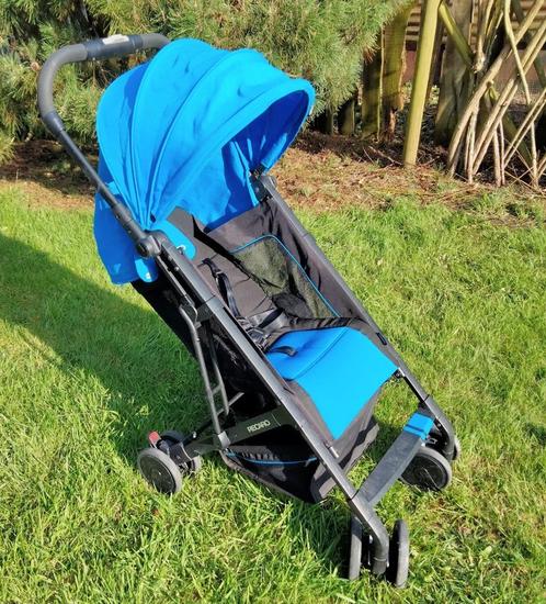 RECARO CHILD SAFETY blauwe kinderwagen met één klik, Kinderen en Baby's, Kinderwagens en Combinaties, Zo goed als nieuw, Kinderwagen