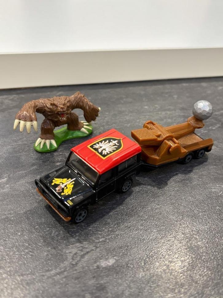Mancaveopruiming – Matchbox Land Rover Ninety 1987, Hobby en Vrije tijd, Modelauto's | 1:87, Zo goed als nieuw, Matchbox, Ophalen of Verzenden