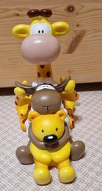 Spaarpot - Giraf, Schaap & Beer - Vintage/Retro, Verzamelen, Spaarpotten, Ophalen of Verzenden, Zo goed als nieuw, Dier