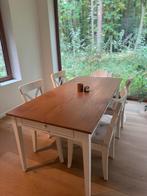 Tafel + 4 stoelen (ophalen vanaf 20/10), Huis en Inrichting, Overige Huis en Inrichting, Ophalen, Gebruikt