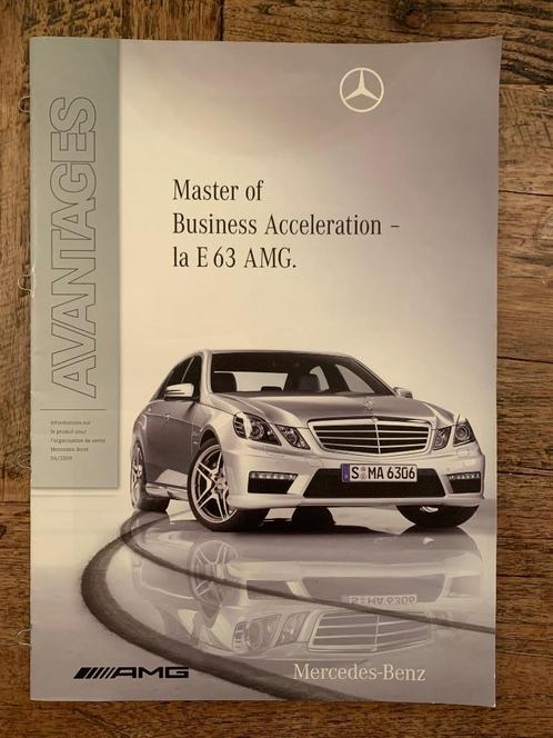 Brochure d'information sur le produit Mercedes-Benz AMG E 63, Livres, Autos | Brochures & Magazines, Neuf, Mercedes, Enlèvement ou Envoi