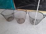 3 ijzeren manden 65cm hoog, Huis en Inrichting, Woonaccessoires | Schalen en Manden, Ophalen, Gebruikt
