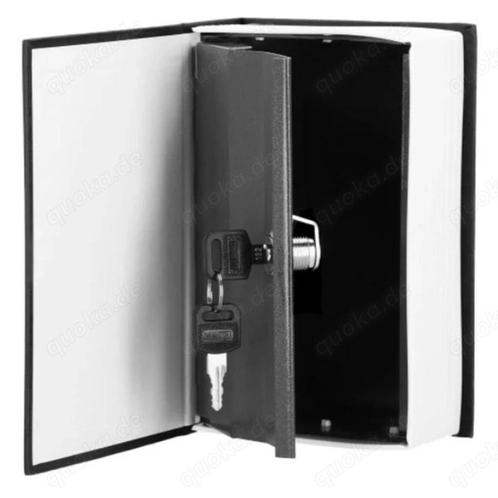 Coffre métallique en forme de livre pour l'argent, billets,, Huis en Inrichting, Brandblussers en Brandkasten, Brandkast, Verzenden