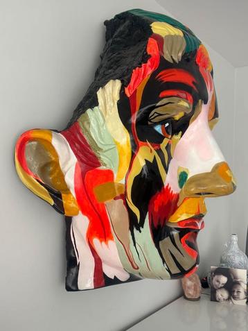 POP ART masker in RESIN. beschikbaar voor biedingen