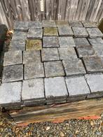 Pavé en pierre bleue, Tuin en Terras, Tegels en Klinkers, Ophalen, Gebruikt, Natuursteen, 10 m² of meer