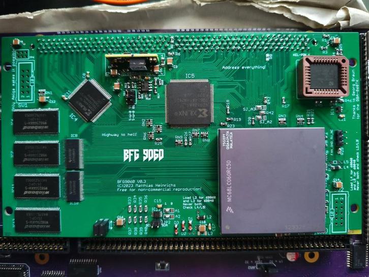 BFG9060 accelerator voor Amiga 3000 / 4000, Computers en Software, Vintage Computers, Ophalen of Verzenden