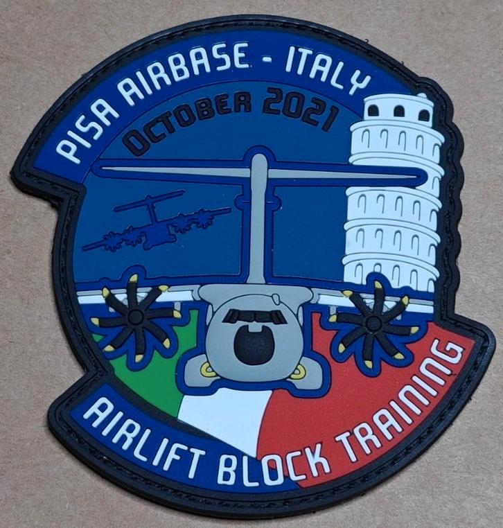 15wing Melsbroek A400M Pisa, Verzamelen, Militaria | Algemeen, Luchtmacht, Embleem of Badge, Ophalen of Verzenden