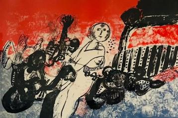 Lithographie COBBAERT Jan — numérotée et signée, Enlèvement ou Envoi