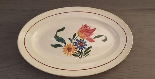 Oude schaal - Villeroy & Boch - Saargemünd, Antiquités & Art, Antiquités | Plateaux, Enlèvement ou Envoi