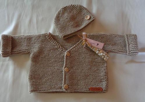 Petit gilet + le bonnet 1 à 3 mois, Enfants & Bébés, Vêtements de bébé | Taille 62, Neuf, Garçon ou Fille, Pull ou Veste, Enlèvement ou Envoi