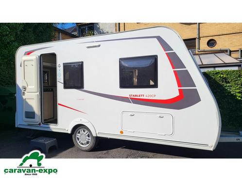 STERCKEMAN STARLETT 420 CP, Caravans en Kamperen, Caravans, Bedrijf, tot en met 4, 750 - 1000 kg, Sterckeman, 4 tot 5 meter