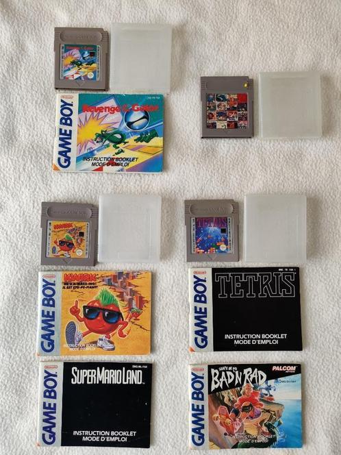GAMEBOY Classic 1989 JEUX, BOITES, MANUELS, Games en Spelcomputers, Games | Nintendo Game Boy, Gebruikt, Ophalen of Verzenden