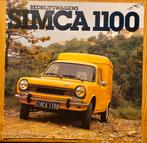 OLDTIMER SIMCA 1100 Commercial 1978 Brochure automobile, Livres, Comme neuf, Autres marques, Envoi, SIMCA 1100 Commercial
