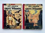 Blake en Mortimer, Het geheim van de Grote Pyramide I en II, Gelezen, Edgar P. Jacobs, Ophalen of Verzenden, Meerdere stripboeken