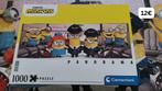 Panorama puzzel Minions 1000 stuks Clementoni, Ophalen of Verzenden, 500 t/m 1500 stukjes, Zo goed als nieuw, Legpuzzel