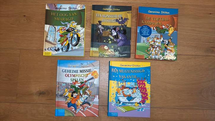 Set van 5 Geronimo Stilton kinderboeken, Boeken, Kinderboeken | Jeugd | 10 tot 12 jaar, Zo goed als nieuw, Ophalen of Verzenden