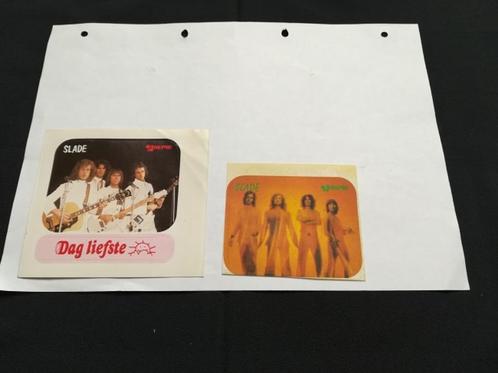 2 Stickers, zelfklevers Joepie Slade	785v, Collections, Autocollants, Neuf, Cinéma, Télévision ou Audiovisuel, Enlèvement ou Envoi