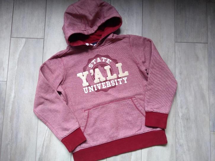 ★ M134/140 - Trui met kap JBC, Kinderen en Baby's, Kinderkleding | Maat 134, Zo goed als nieuw, Jongen, Trui of Vest, Ophalen of Verzenden