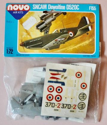 NIEUW 1:72 - DEWOITINE D520C beschikbaar voor biedingen