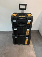 Nieuwe Dewalt Tstak gereedschapswagen en 2 tstak koffers, Enlèvement, Comme neuf