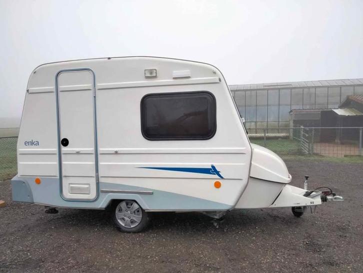 Predom N126-N caravan 2019, Caravans en Kamperen, Caravans, Particulier, tot en met 3, 500 - 750 kg, Treinzit, Predom, Omvormbare zithoek