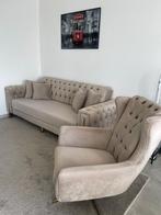 Zetel (4p), Huis en Inrichting, Zetels | Zetels, Ophalen, Nieuw, Vierpersoons of meer, Rechte bank