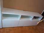 meuble tv Ikea Besta avec vitre, Maison & Meubles, Armoires | Mobilier de télévision, Comme neuf, Enlèvement ou Envoi