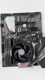 Moederbord, CPU, Ram geheugen & videokaart, Computers en Software, Moederborden, Ophalen, DDR4, Zo goed als nieuw, Socket AM4