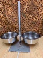 Eet en drink pot houder, Dieren en Toebehoren, Hondenvoerbakken en Drinkbakken, Ophalen of Verzenden, Verstelbaar, Gebruikt