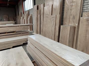 Betaalbare eiken panelen 20/22 of 40 mm dik, eiken planken beschikbaar voor biedingen