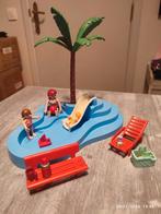 Petite piscine Playmobil avec personnages et décorations, Ophalen of Verzenden, Gebruikt, Los Playmobil