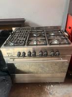 Attila 90 Inox fornuis – 5 gaspitten – elektrische oven, Elektronische apparatuur, Fornuizen, Ophalen, Gebruikt, 60 cm of meer