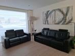 Lederen salon 2+3 zit met 3 relaxen, Ophalen, Gebruikt, Minder dan 75 cm, Driepersoons