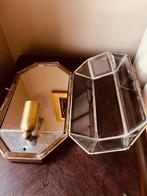 Wandlamp geslepen glas, Antiek en Kunst, Ophalen