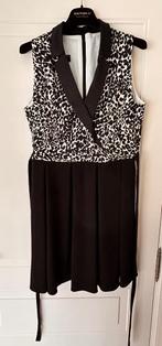 Kleed jurk zwart medium linea raffaeli, Comme neuf, Noir, Taille 38/40 (M), Enlèvement ou Envoi