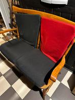 5x houten stoelen 1x love seat, Antiek en Kunst, Ophalen