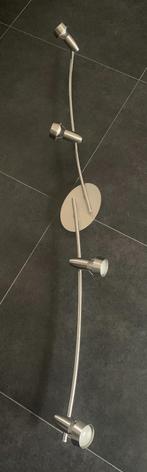 Verstelbare plafondlamp met 4 spots, Enlèvement, Utilisé, Métal