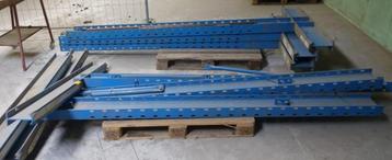 Dubbele draagarmstelling staanders blauw beschikbaar voor biedingen