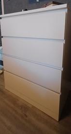 MALM ladekast Ikea, 3 ou 4 tiroirs, 25 à 50 cm, Enlèvement, Utilisé
