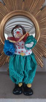 Vintage dansende clown met opdraaisleutel, Ophalen of Verzenden