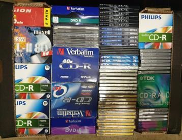 Herschrijfbare CD's beschikbaar voor biedingen